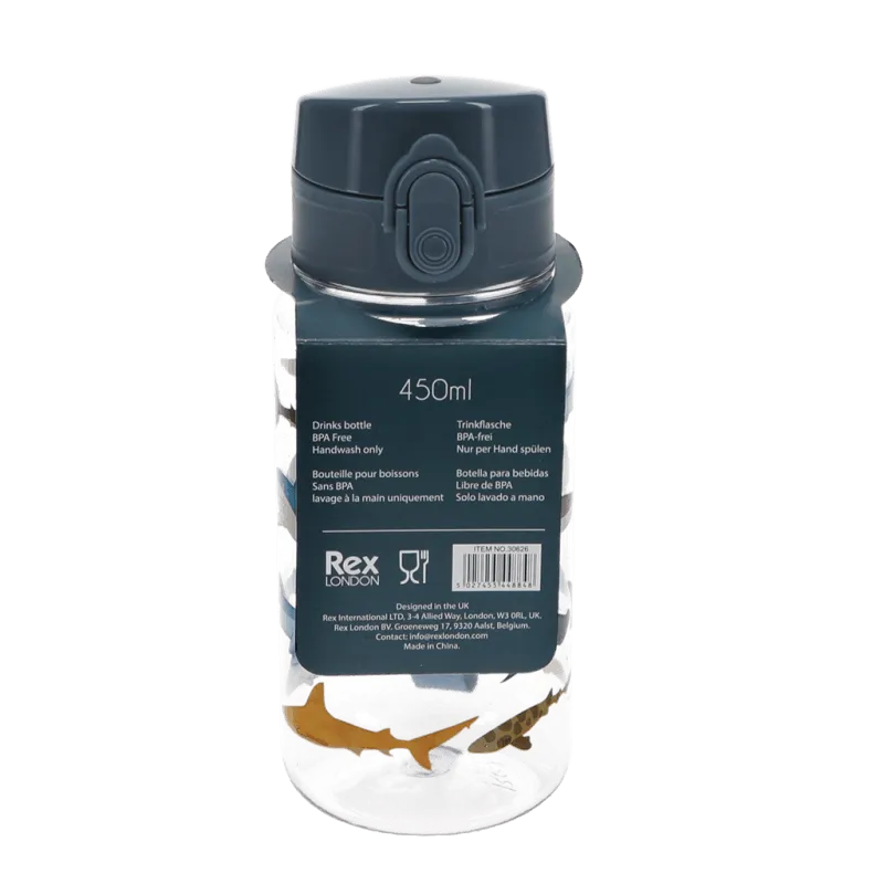 Kids Water Bottle 450ml - Sharks