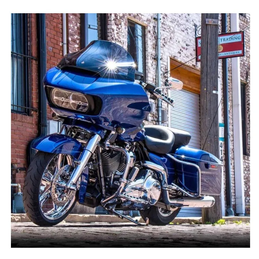 Klockwerks Sport Flare Windshield - 14" - Dark Smoke - For 2015-2024 FLTR
