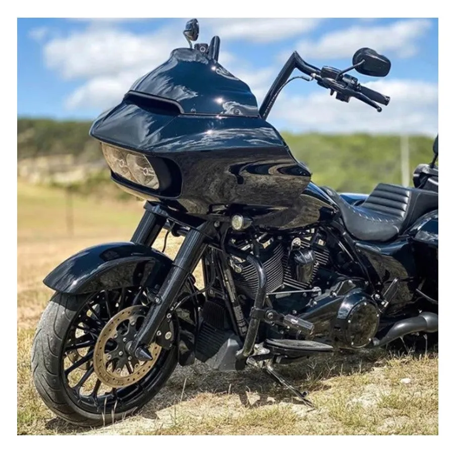 Klockwerks Sport Flare Windshield - 9" - Black - For 2015-2024 FLTR