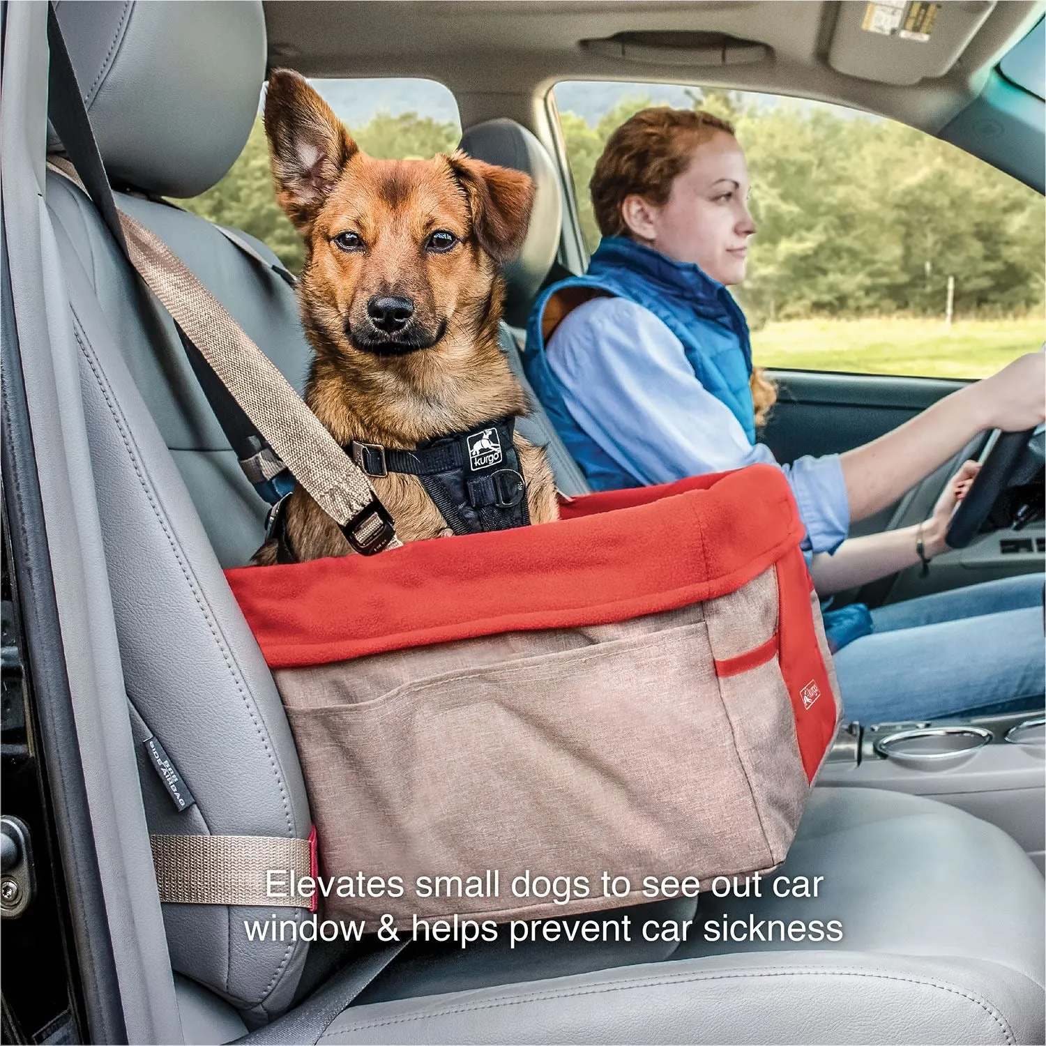 Kurgo Heather Booster Seat