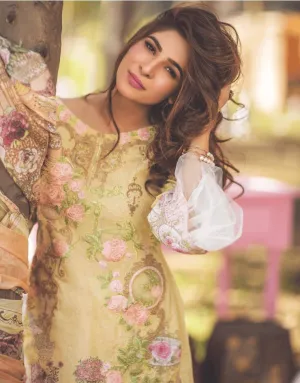 Lawn dress by rang rasiya Model # L 1165