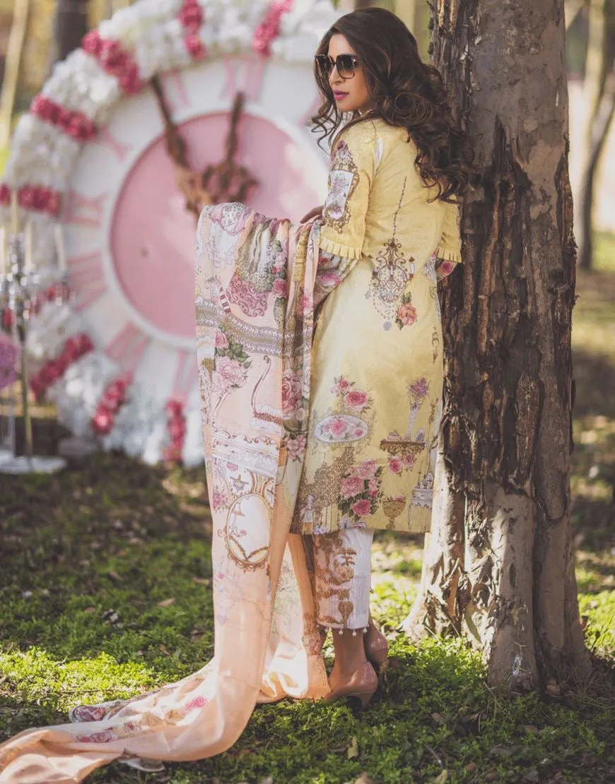 Lawn dress by rang rasiya Model # L 1165