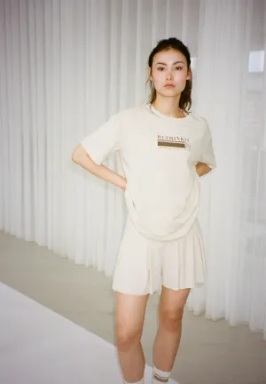 Light Sweat Tee - summer sand