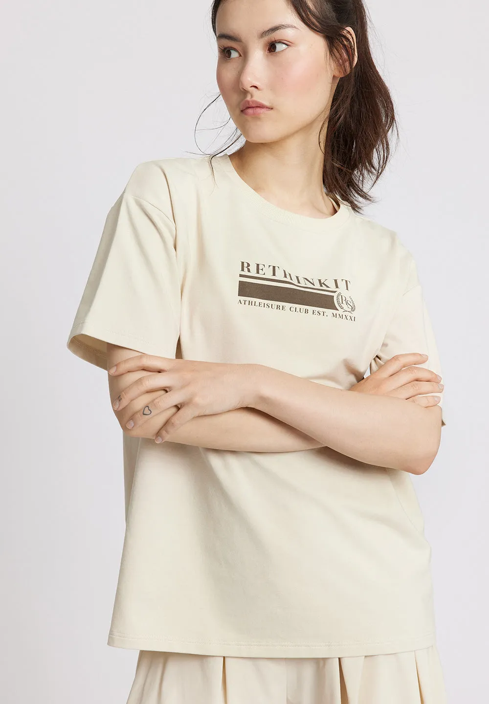 Light Sweat Tee - summer sand