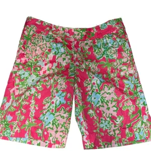 Lilly Pulitzer The Chipper Short Women’s Size 2 Pink Green Casual Summer