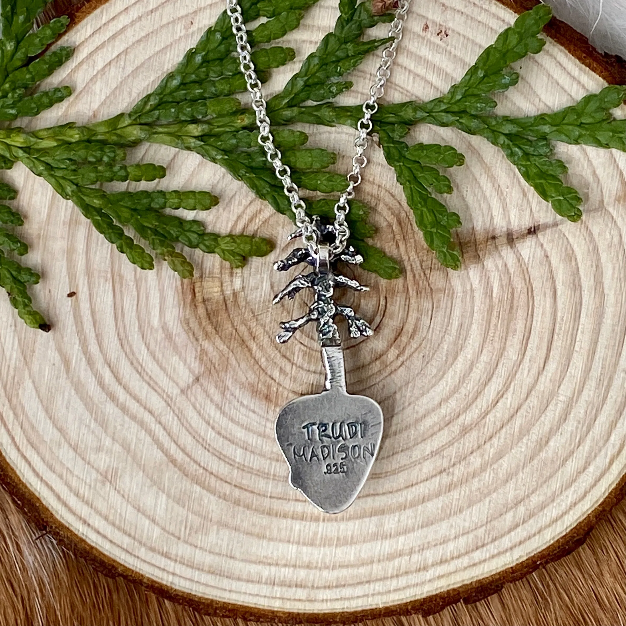 Lone Pine "7 Dwarves Turquoise" sterling silver necklace