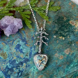 Lone Pine "7 Dwarves Turquoise" sterling silver necklace