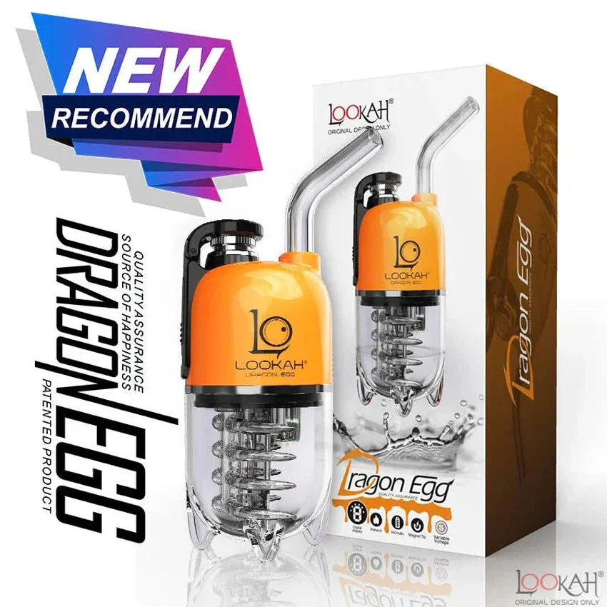 Lookah Dragon Egg E-Rig Vaporizer - Various Colors - (1 Count)