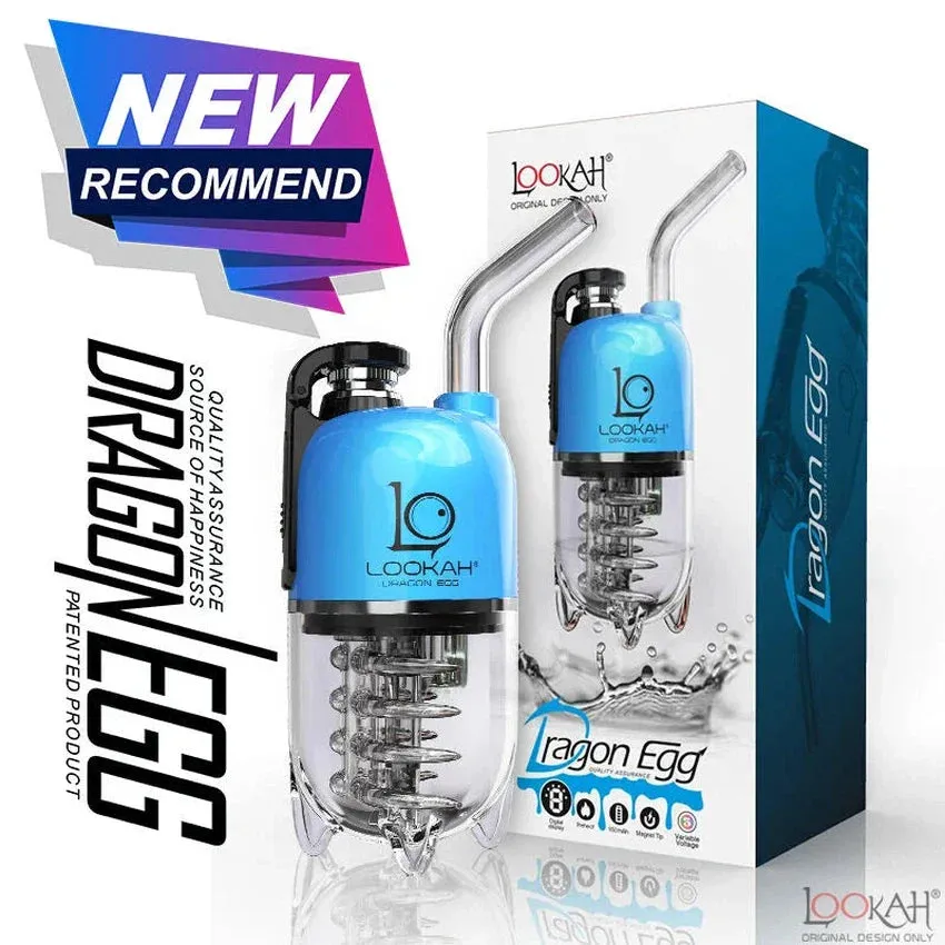 Lookah Dragon Egg E-Rig Vaporizer - Various Colors - (1 Count)
