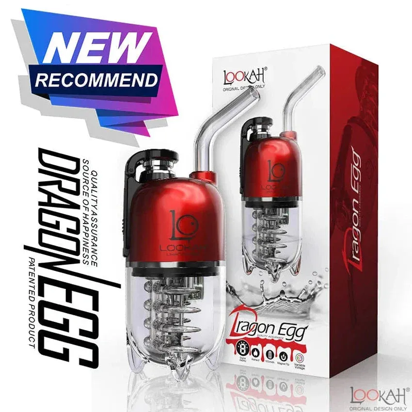 Lookah Dragon Egg E-Rig Vaporizer - Various Colors - (1 Count)