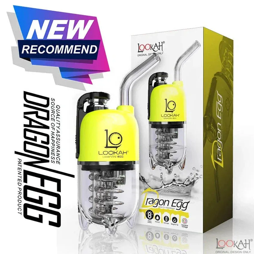 Lookah Dragon Egg E-Rig Vaporizer - Various Colors - (1 Count)