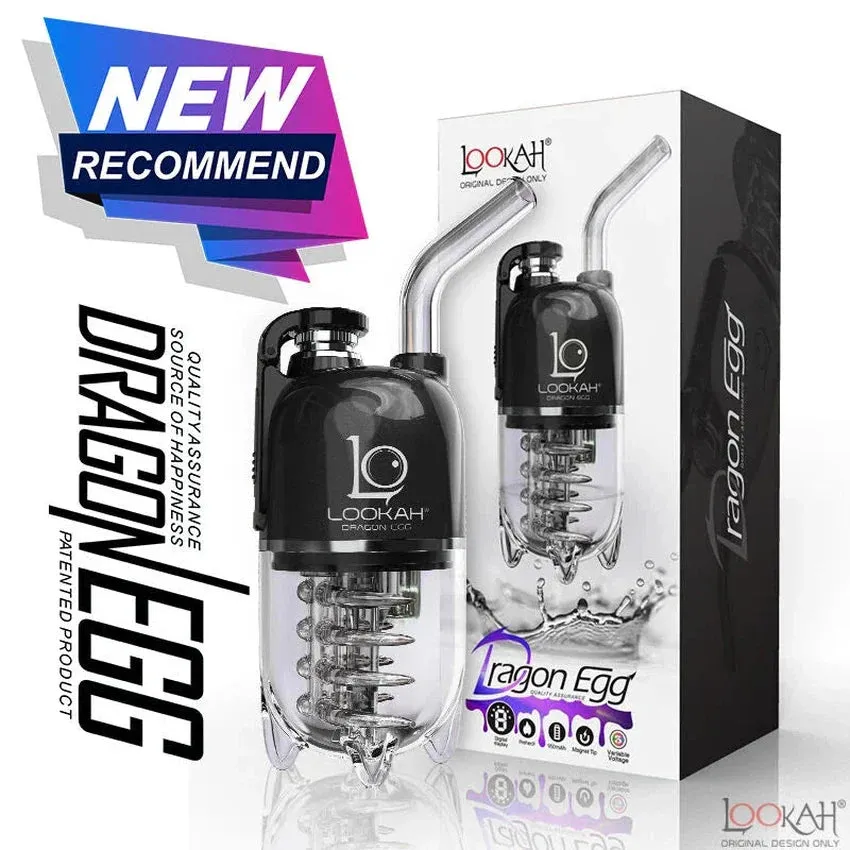 Lookah Dragon Egg E-Rig Vaporizer - Various Colors - (1 Count)