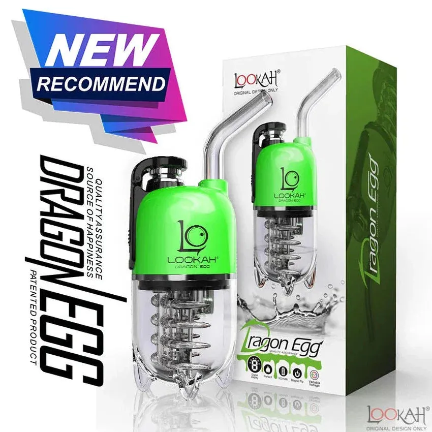 Lookah Dragon Egg E-Rig Vaporizer - Various Colors - (1 Count)