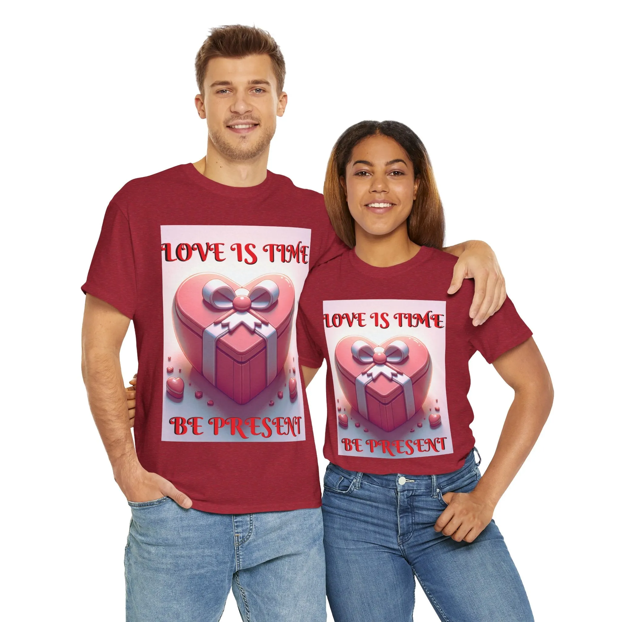 Love Is Time Valentine's Lovers T Shirt