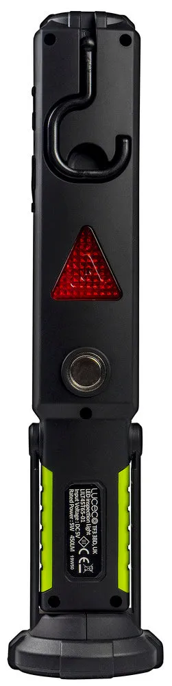 Luceco LILT45T65 Tilting Inspection Torch With Powerbank 5V 5W 450lm 6500K - USB Charged