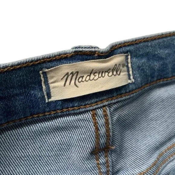Madewell Cali Demi boot capri pants light wash size 28 casual western jeans