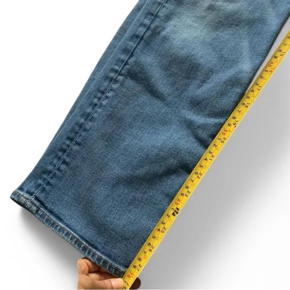 Madewell Cali Demi boot capri pants light wash size 28 casual western jeans