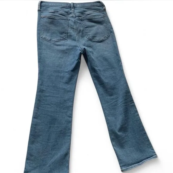 Madewell Cali Demi boot capri pants light wash size 28 casual western jeans
