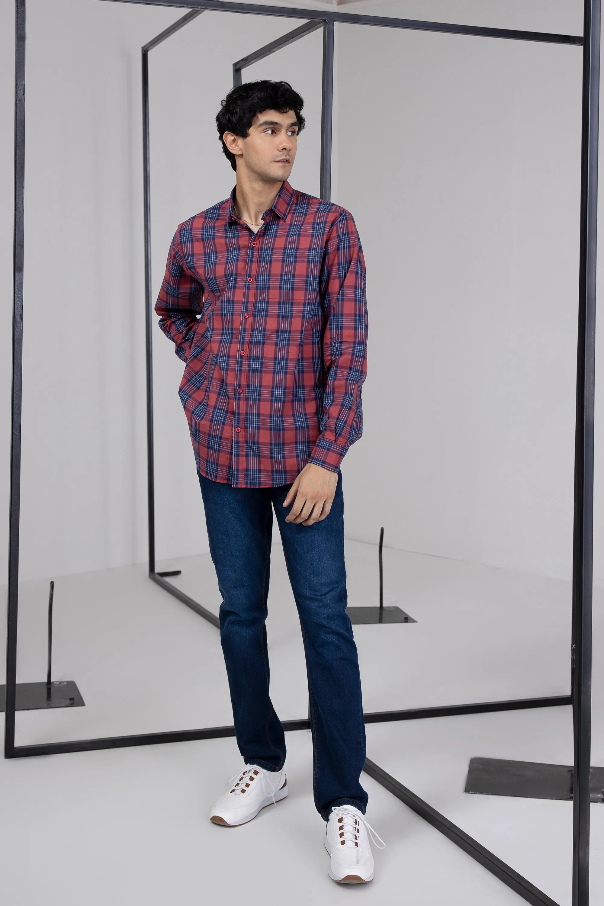 Madras Plaid Shirt