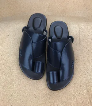 Mens Navy Vegan Leather Sandals ~ SandCruisers ~ Traditional Arabian Sandals ~ Great for Outdoors, Beaches, Parks, Lakes, Pools & Parties!