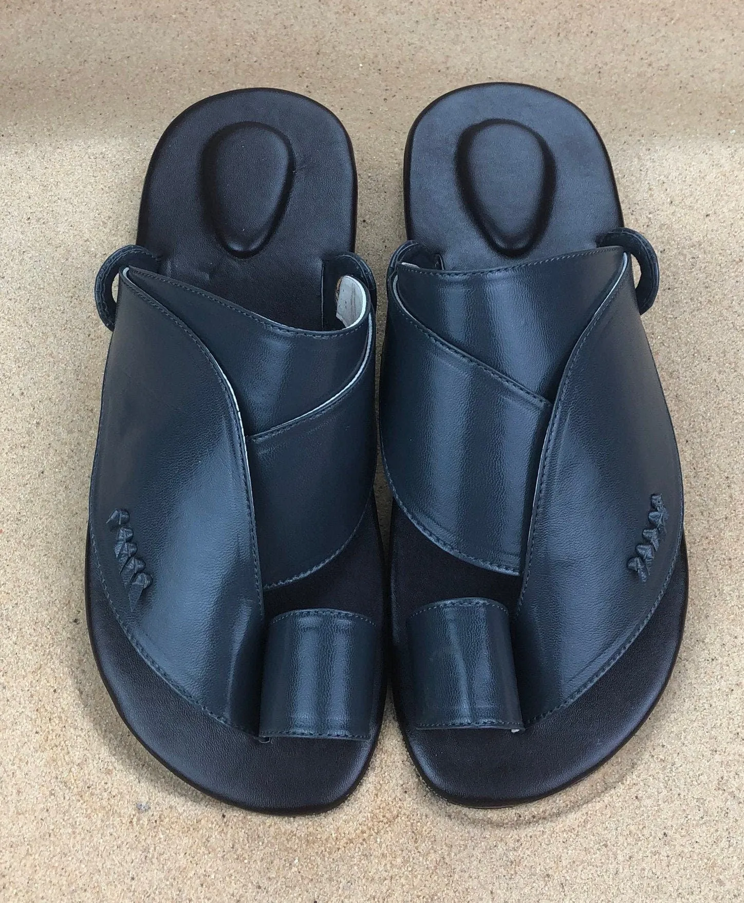 Mens Steel Grey Vegan Leather Sandals ~ SandCruisers ~ Traditional Arabian Sandals ~ Great for Outdoors, Beaches, Parks, Lakes, Pools!