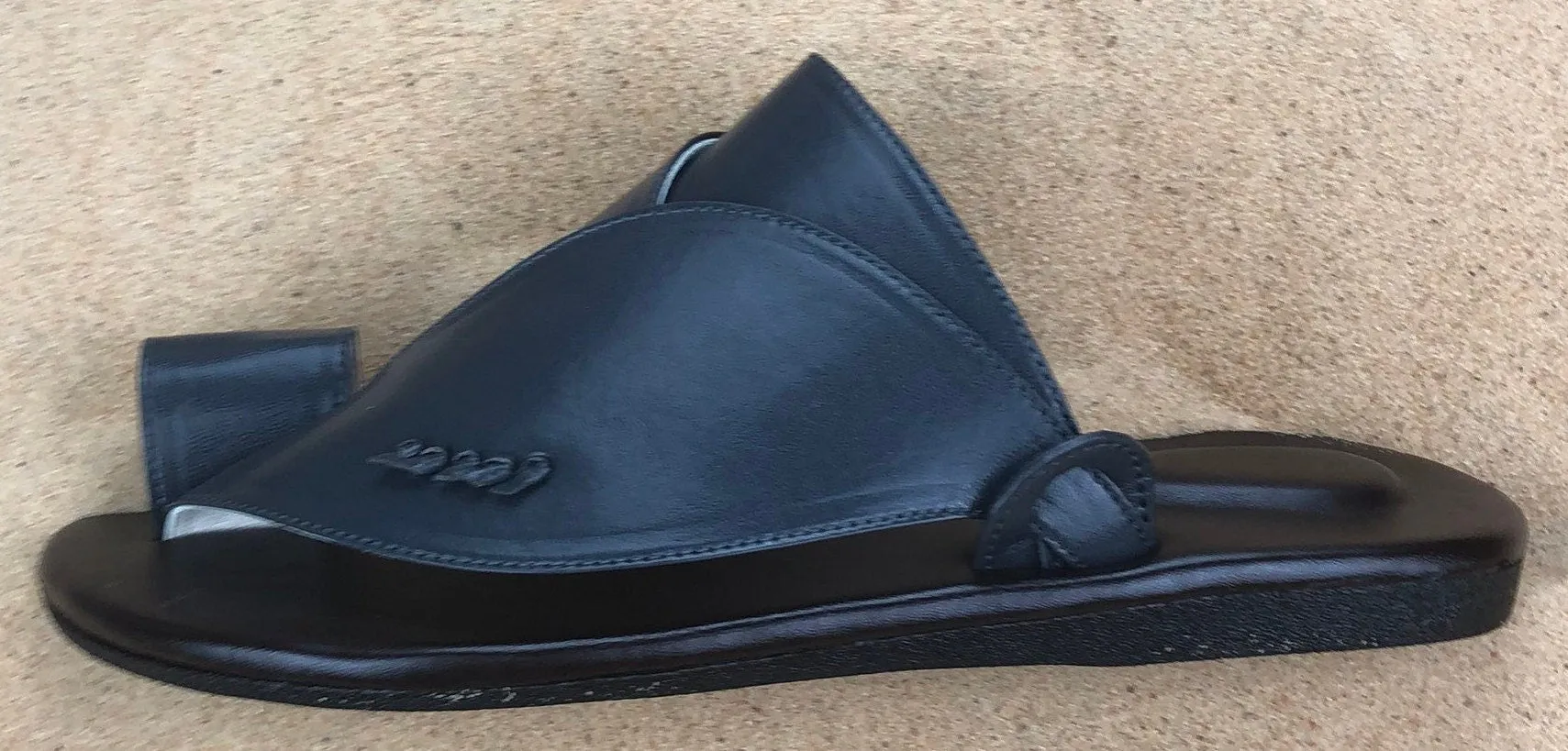 Mens Steel Grey Vegan Leather Sandals ~ SandCruisers ~ Traditional Arabian Sandals ~ Great for Outdoors, Beaches, Parks, Lakes, Pools!