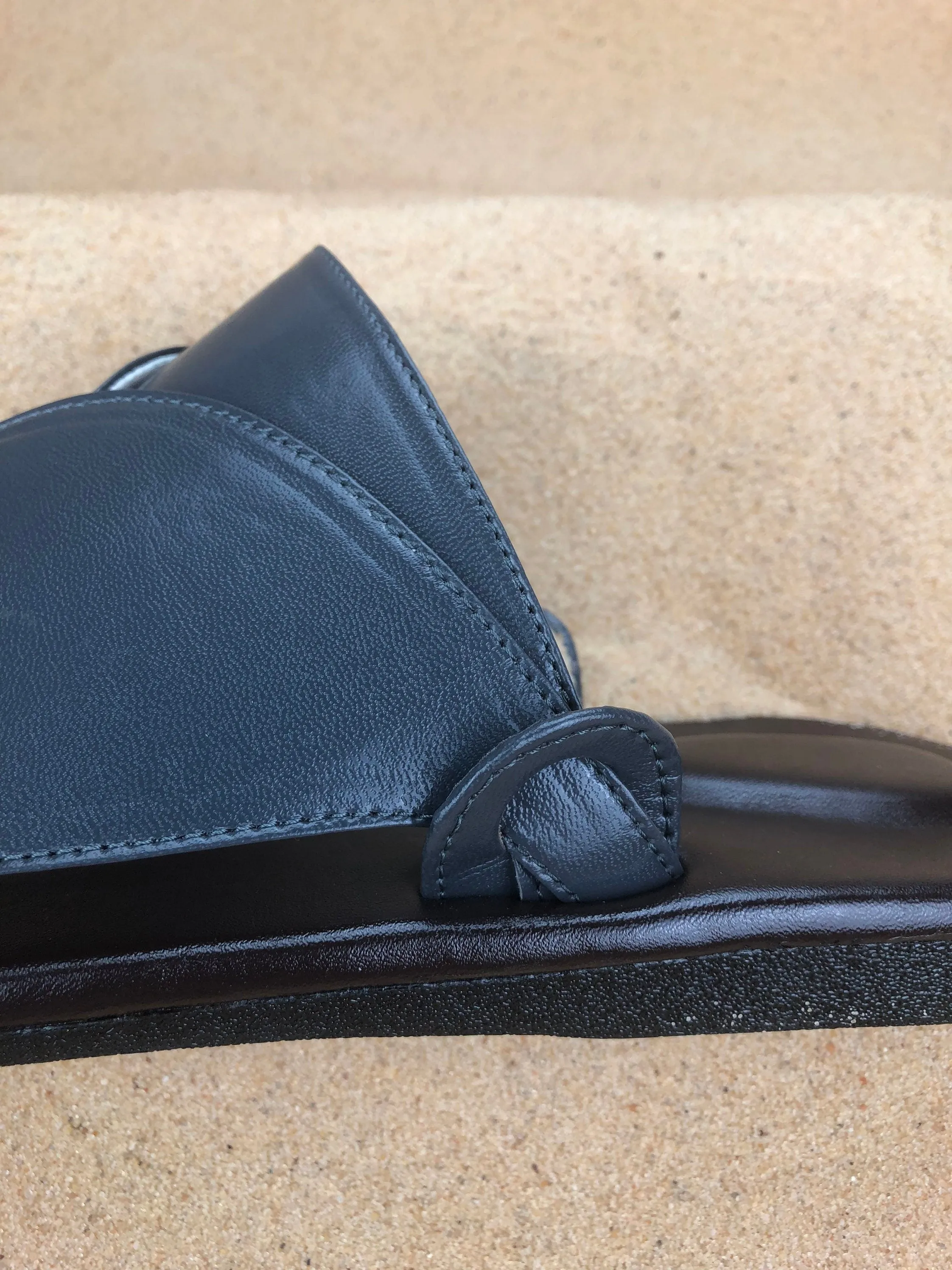 Mens Steel Grey Vegan Leather Sandals ~ SandCruisers ~ Traditional Arabian Sandals ~ Great for Outdoors, Beaches, Parks, Lakes, Pools!