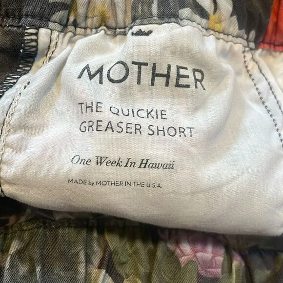 Mother The Quickie Greaser Short Floral