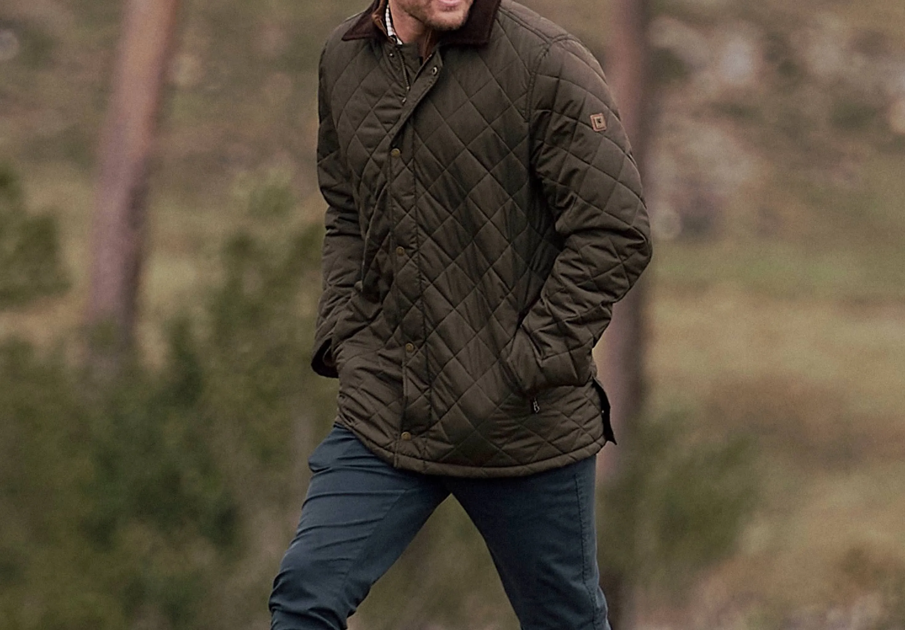 Mountusher Men's Quilted Jacket - Olive