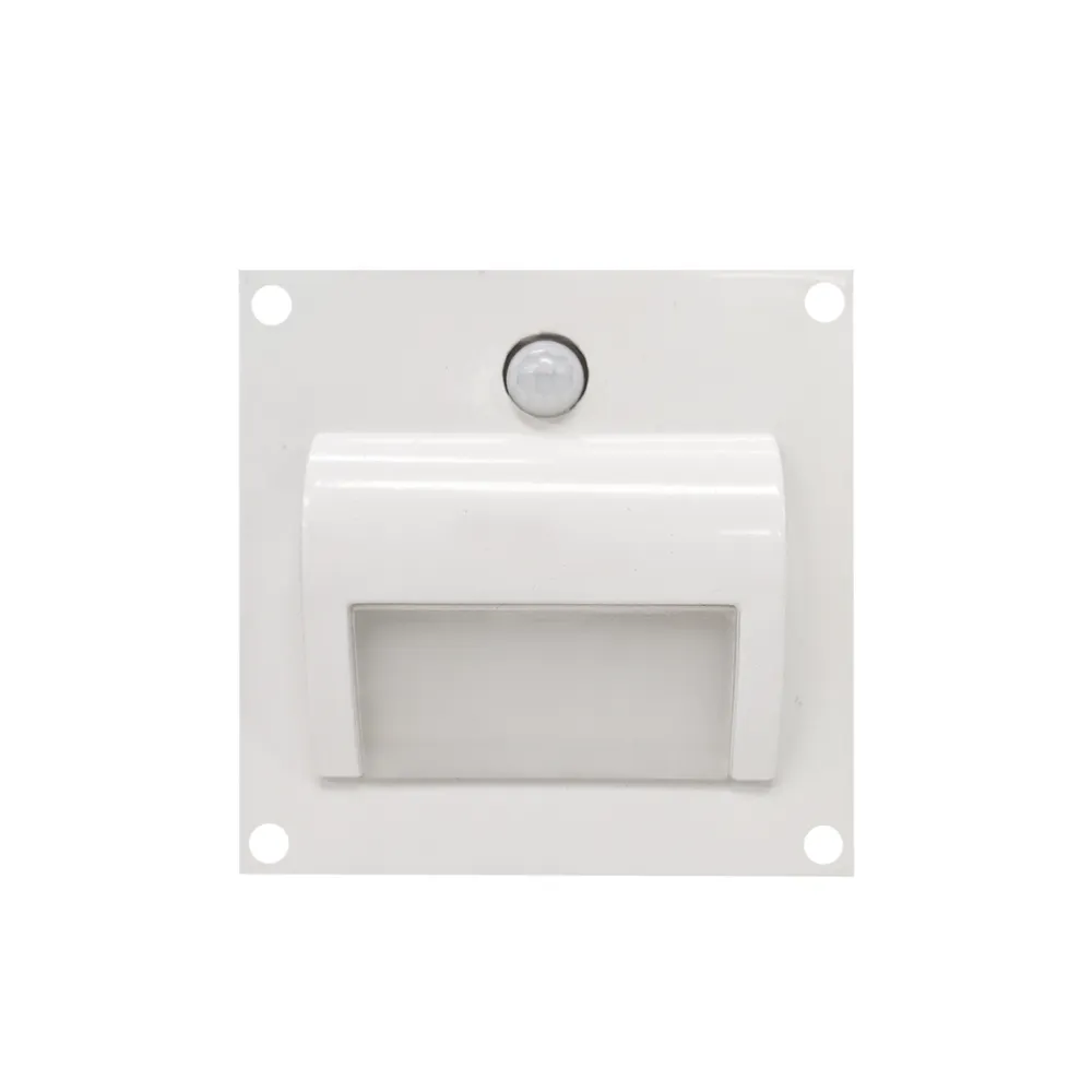 NCE 12V LED Step Light with PIR Sensor - White