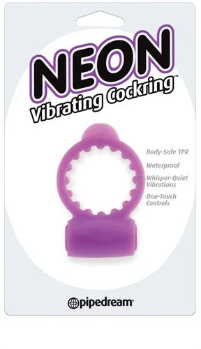 Neon Vibrating ring - Purple