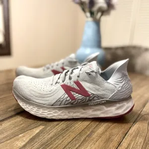 New Balance Fresh Foam 1080v10 Running Shoe Summer Fog Crimson 11.5 2E Sneaker