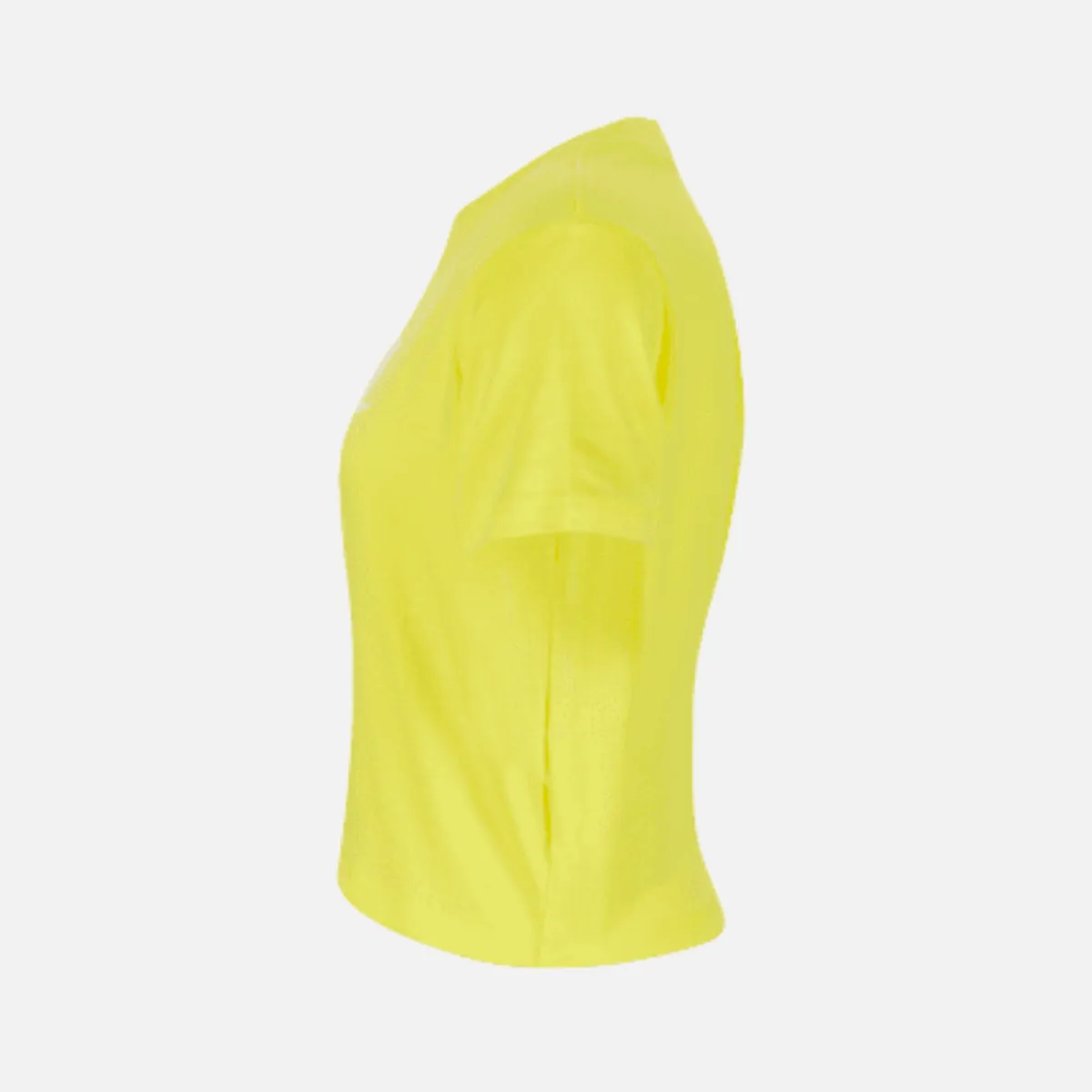 Nike Sportswear girls kids TEE CROP FUTURA -Opti Yellow/White
