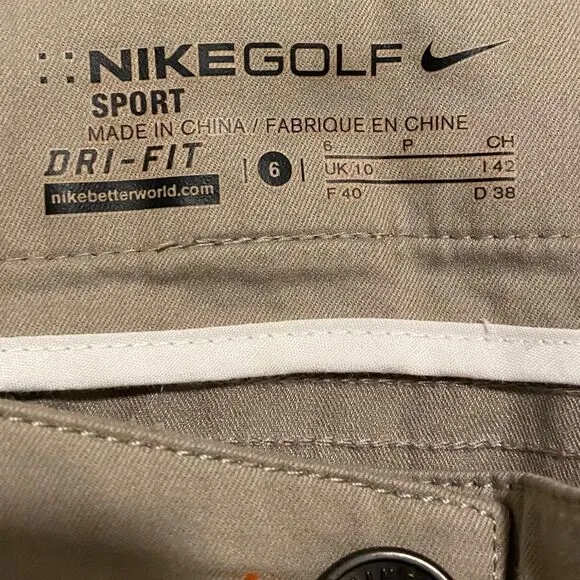 Nike Golf Sport Dri Fit Cargo Utility Activewear Casual Relaxed Mini Skirt
