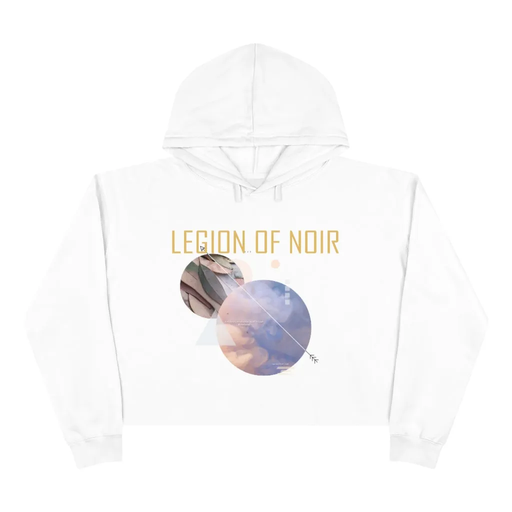 Noir Shape Shifter Crop Hoodie