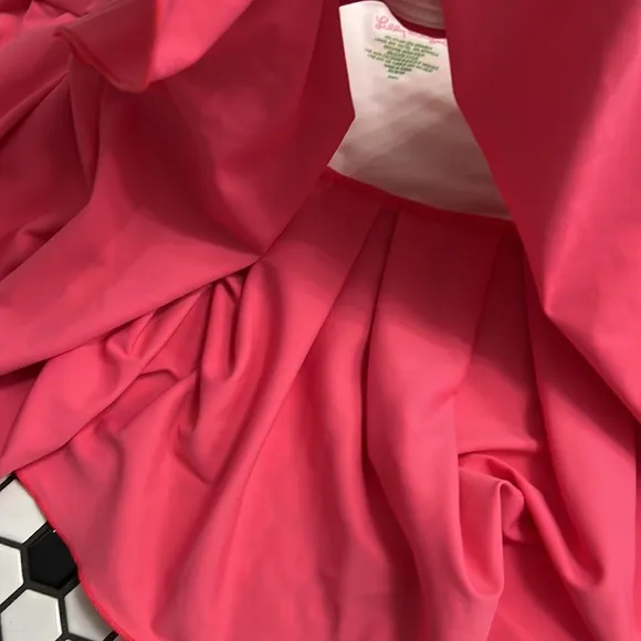 NWT Lilly Pulitzer flip pull on skirt pink coral size large
