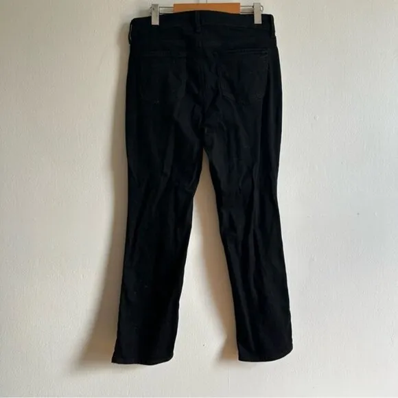 NYDJ Marilyn Straight Black Jeans