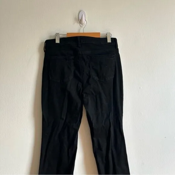 NYDJ Marilyn Straight Black Jeans