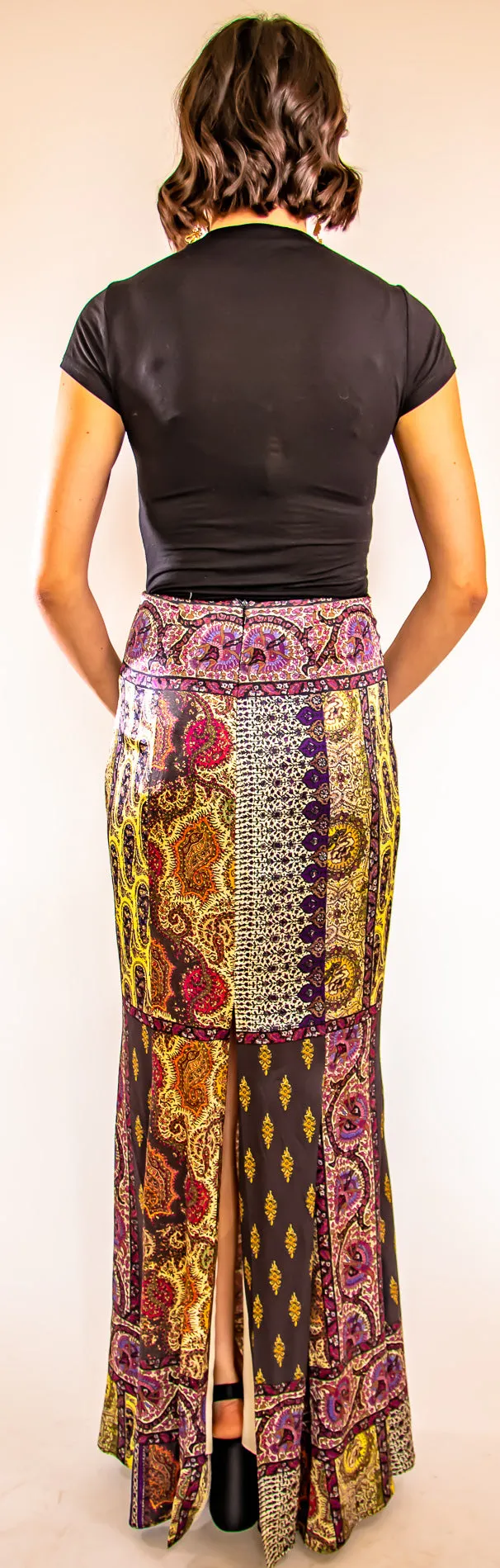 Pasha Purple Long Skirt