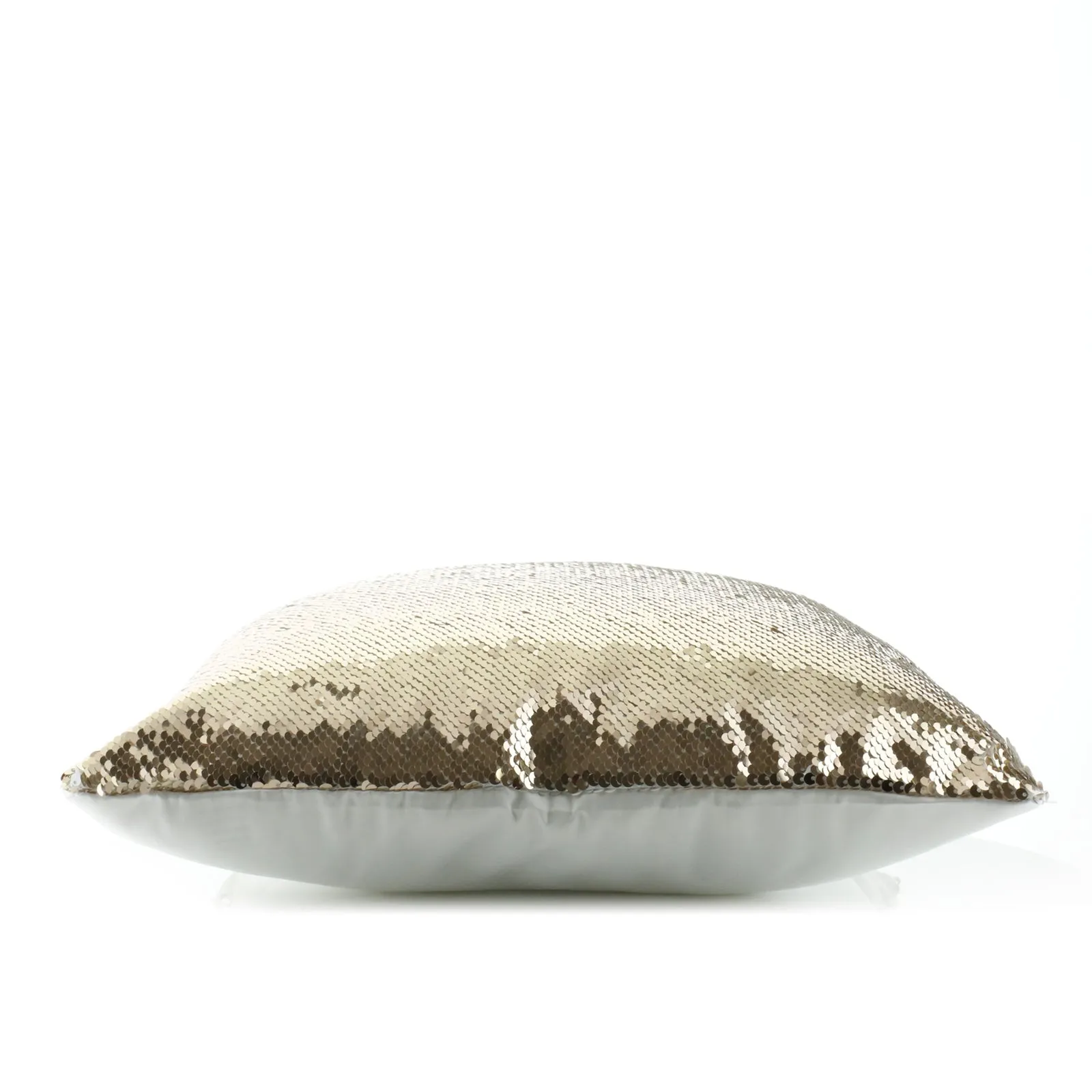 Personalised Sequin Cushion with Welcoming Text and Embracing Mum and Baby Hippos