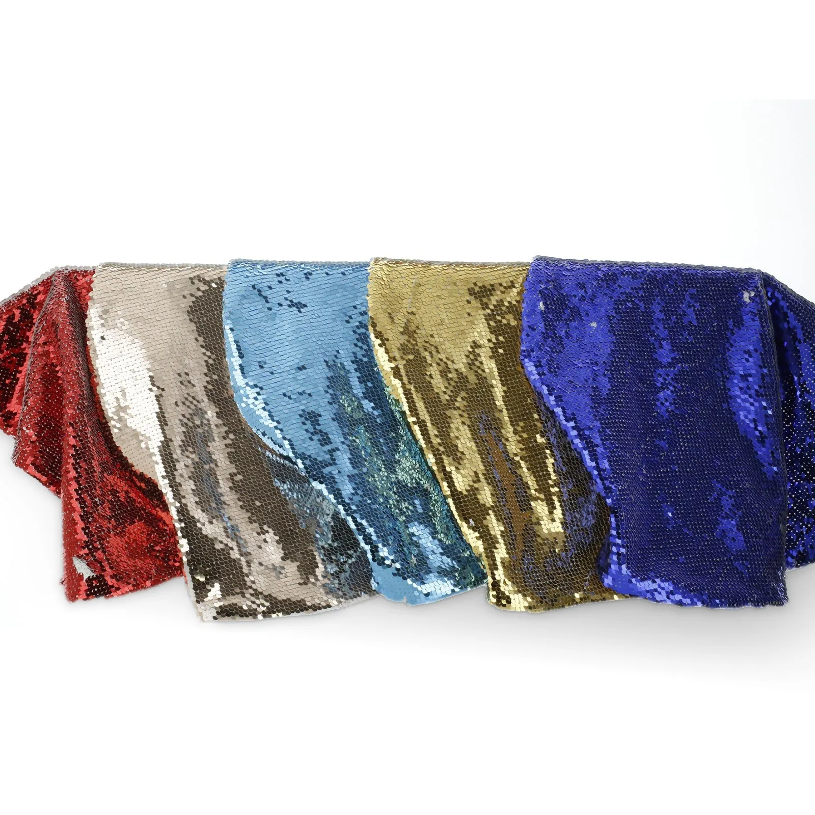 Personalised Sequin Heart Cushion with Stylish Text and Material Hearts Love Message Print