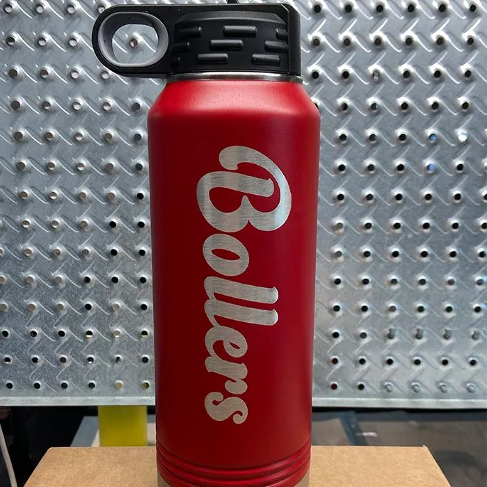PERSONALIZED Name Engraved 32oz Sport Bottle