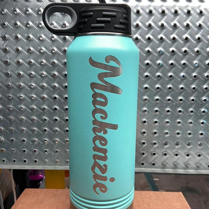 PERSONALIZED Name Engraved 32oz Sport Bottle