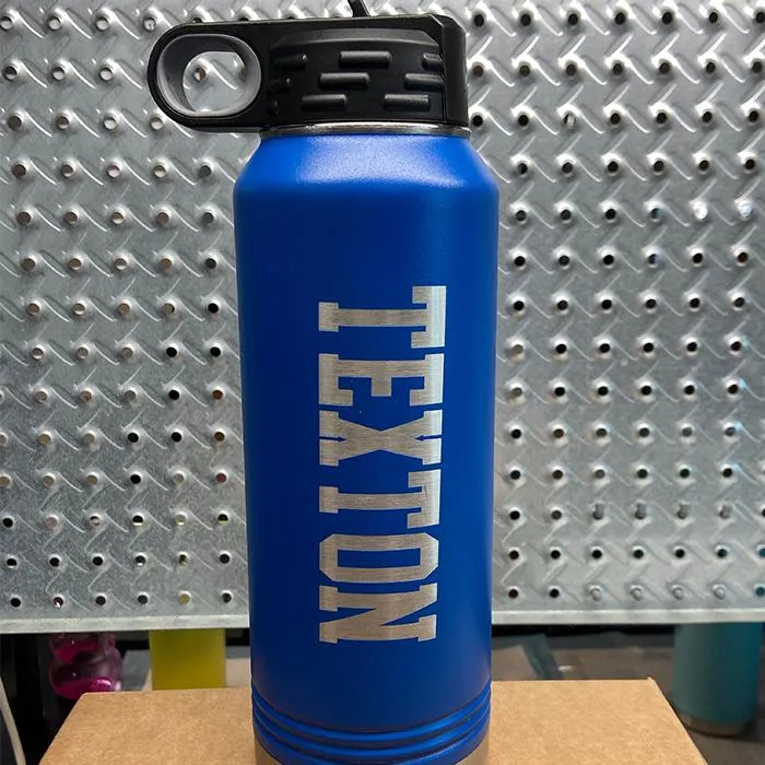 PERSONALIZED Name Engraved 32oz Sport Bottle