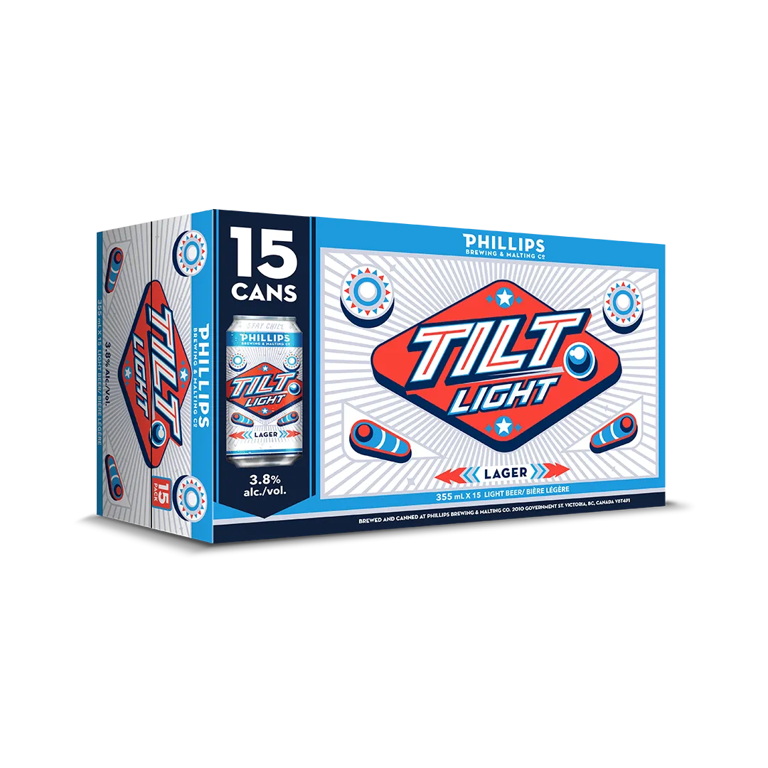 Phillips Tilt Light Lager - 15x355mL