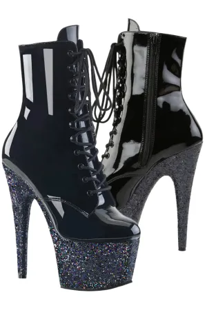 Pleaser ADORE-1020LG Boots Black Glitter