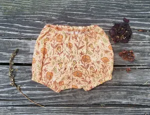Poppies & Bees Baby Bloomers