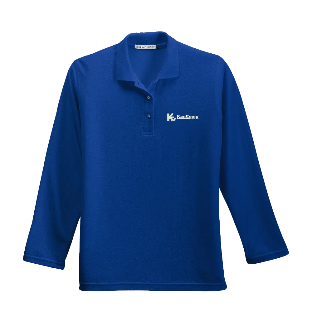 Port Authority® Ladies Silk Touch™ Long Sleeve Polo