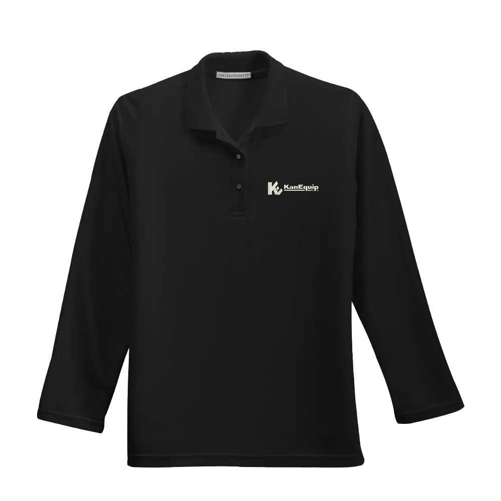 Port Authority® Ladies Silk Touch™ Long Sleeve Polo