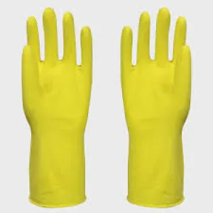 Pvc Cotton Lined Hand Gloves-(Pack of-5)
